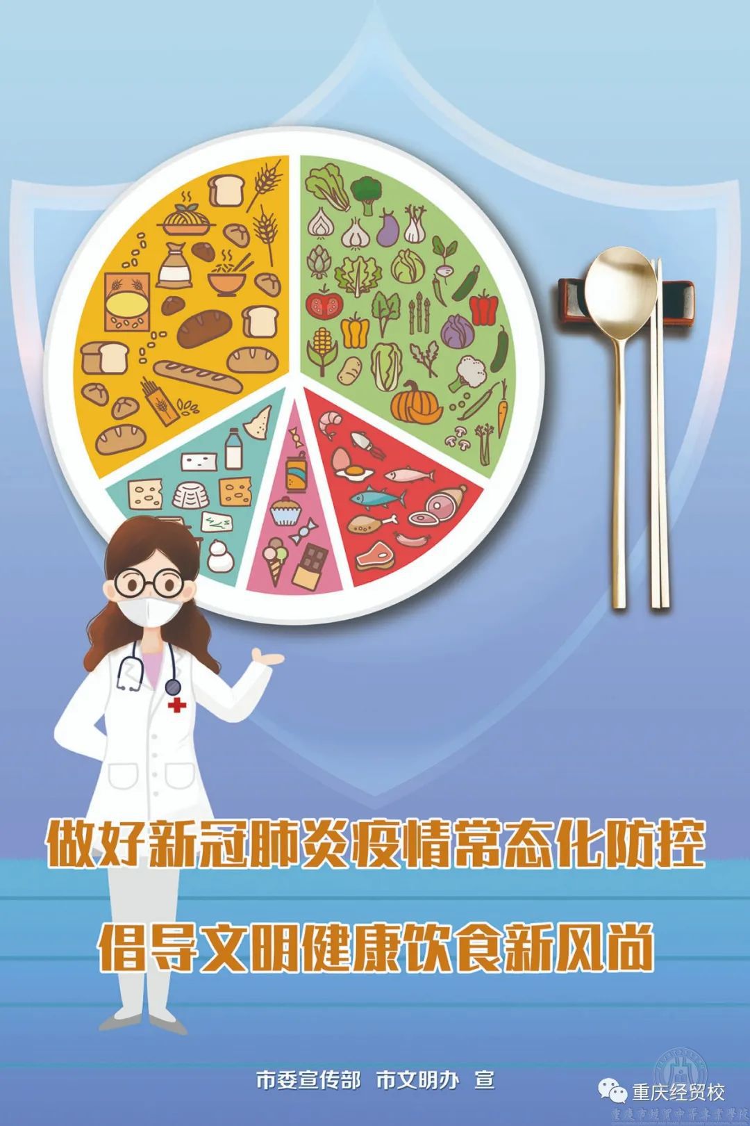 做好新冠肺炎疫情常態(tài)化防控 倡導文明健康飲食新風尚